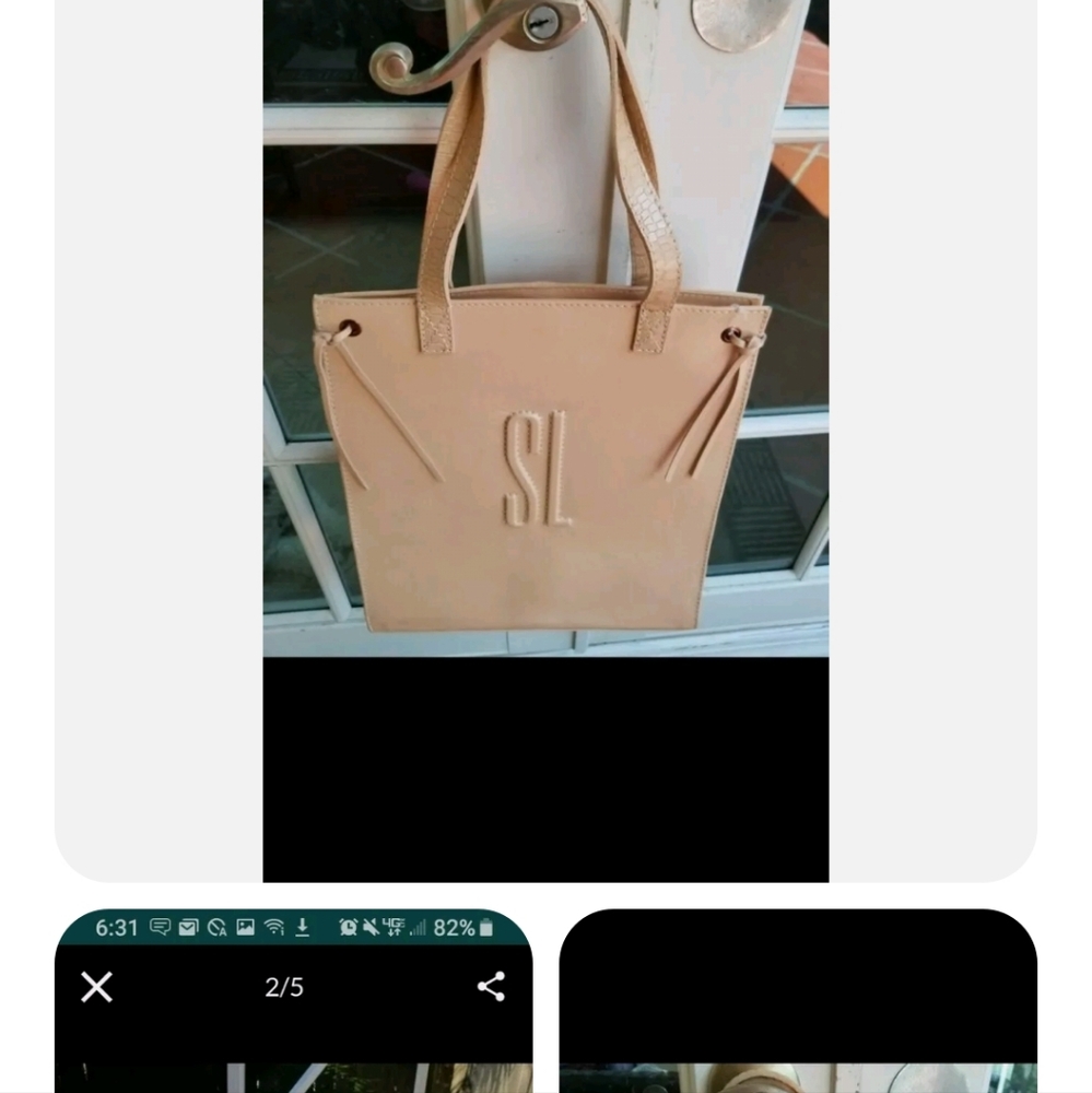Santa Lola Large bag with logo-NEW - Retails for $249